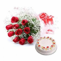 Flowers with Cake - India Delivery Only Flowers with Cake - India Delivery Only