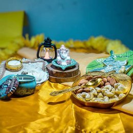 Ganesha Idol, Dry Fruits & Sweets - USA Delivery Direct Ganesha Idol, Dry Fruits & Sweets - USA Delivery Direct