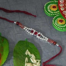 Maroon Magnum Rakhi Thread Maroon Magnum Rakhi Thread