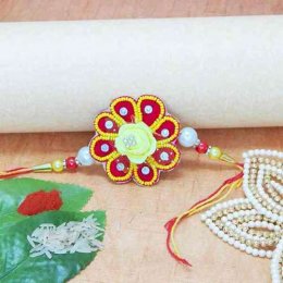 Floral Beads Rakhi Floral Beads Rakhi