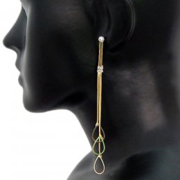 Beautiful Golden Colour Drop Earrings Beautiful Golden Colour Drop Earrings
