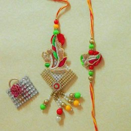 Exquisite Rakhi Lumba Set - Add On Exquisite Rakhi Lumba Set - Add On