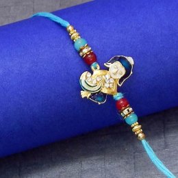 Lord Krishna Eating Laddoo Rakhi Lord Krishna Eating Laddoo Rakhi