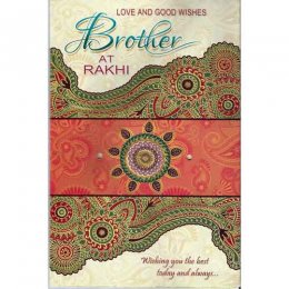 Greetings Card With Rakhi 10 Greetings Card With Rakhi 10