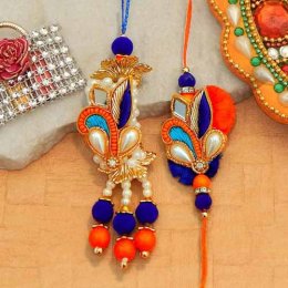 Alluring Rakhi Lumba Set - 2 Alluring Rakhi Lumba Set - 2