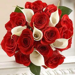 Rose And Calla Lily - Moldova Delivery Only Rose And Calla Lily - Moldova Delivery Only