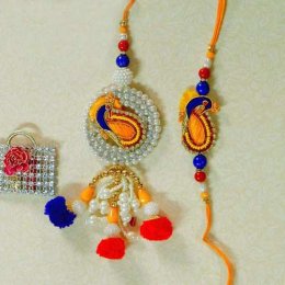 Resplendent Rakhi Lumba Set Resplendent Rakhi Lumba Set