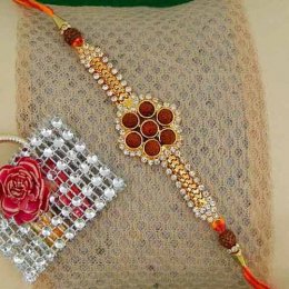 Heavenly Rudraksh Rakhi Heavenly Rudraksh Rakhi