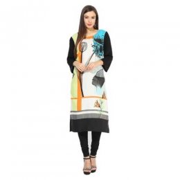 Cool Black and White Designer Kurti Cool Black and White Designer Kurti