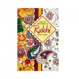 Greeting Card With Rakhi - 2 Greeting Card With Rakhi - 2