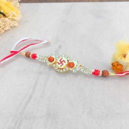 Divine Swastik Rakhi Divine Swastik Rakhi