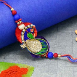 Invoking Peacock Rakhi Invoking Peacock Rakhi