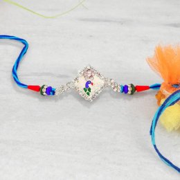 Tantalizing Silver Rakhi Tantalizing Silver Rakhi