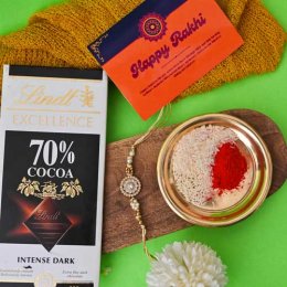 Pearl Rakhi with Chocolate - Australia Delivery Direct Pearl Rakhi with Chocolate - Australia Delivery Direct