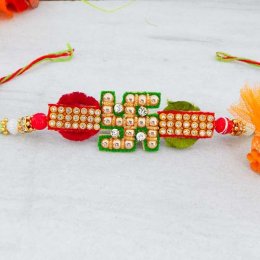 Perfect Swastik Rakhi Perfect Swastik Rakhi