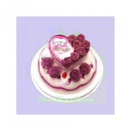 Marzipan Rose Cake - China Delivery Only Marzipan Rose Cake - China Delivery Only