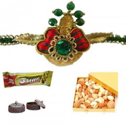 Buti Resham Rakhi - 19 - UK DELIVERY ONLY Buti Resham Rakhi - 19 - UK DELIVERY ONLY