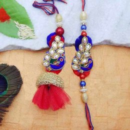 Pleasing Rakhi Lumba Set Pleasing Rakhi Lumba Set