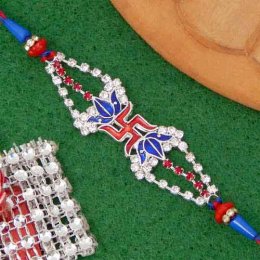 Blessed Swastik Rakhi - AUSTRALIA Delivery Only Blessed Swastik Rakhi - AUSTRALIA Delivery Only
