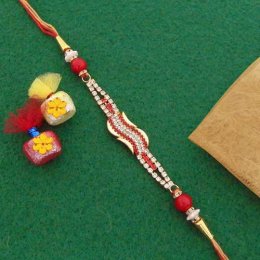 Beauteous AD Stones Rakhi Beauteous AD Stones Rakhi