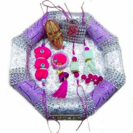 Handmade family Rakhi Tray - 14 Handmade family Rakhi Tray - 14