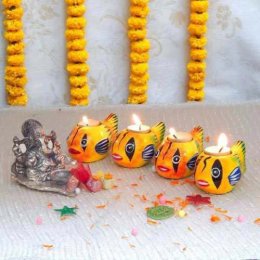 Lord Ganesh With Diya - USA Delivery Only Lord Ganesh With Diya - USA Delivery Only