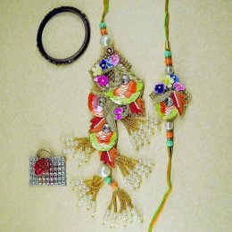 Beauteous Rakhi Lumba Set Beauteous Rakhi Lumba Set