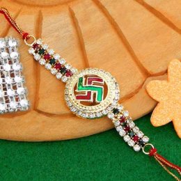 Spiritual Swastik Rakhi Spiritual Swastik Rakhi