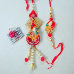 Charismatic Rakhi Lumba Set - 3 Charismatic Rakhi Lumba Set - 3