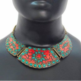 Meenakari Hansali Pendant Meenakari Hansali Pendant