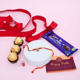 Pearl Rakhi & Chocolates - Australia Delivery Direct Pearl Rakhi & Chocolates - Australia Delivery Direct