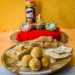One Ganesha Idol & Sweets - USA Delivery Direct One Ganesha Idol & Sweets - USA Delivery Direct