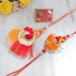 Bhaiya Bhabhi Rakhi Set Beautifully Designed Bhaiya Bhabhi Rakhi Set Beautifully Designed