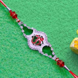 Elegant OM Rakhi - UK Delivery Only Elegant OM Rakhi - UK Delivery Only