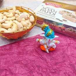 Soan Papdi with chashews & Ganesh ji- Australia Direct Delivery Soan Papdi with chashews & Ganesh ji- Australia Direct Delivery