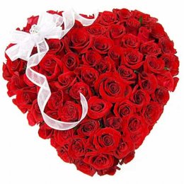Heart Shape Red Roses - India Delivery Only Heart Shape Red Roses - India Delivery Only