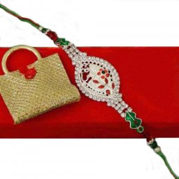 Magnificent Om Designer Rakhi Magnificent Om Designer Rakhi