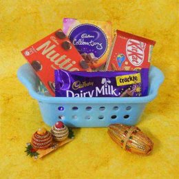 Chocolate Hamper With Basket Chocolate Hamper With Basket
