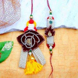 Mesmeric Rakhi Lumba Set Mesmeric Rakhi Lumba Set
