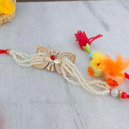 Alluring Pearl Rakhi Alluring Pearl Rakhi