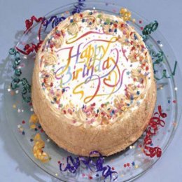 Vanilla Birthday Cake - US Delivery Only Vanilla Birthday Cake - US Delivery Only